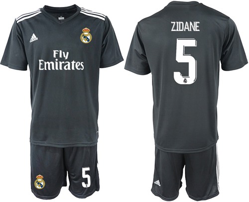 Real Madrid #5 Zidane Away Soccer Club Jersey